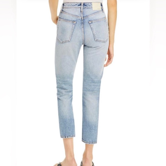 Rag & Bone Nina Cigarette Dana Point Distressed Denim High Rise Jeans 26 - Picture 2 of 15